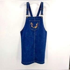 EUC Modcloth "Owl You Need" Pinafore Overall Dress